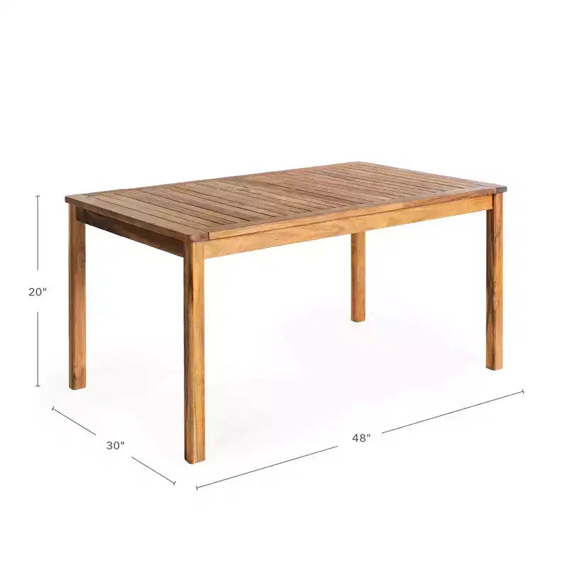 Guidecraft Acadia Kids Outdoor Table - Acacia Wood Activity Table for Kids | Play Table for Backyard, Patio, Garden and Outdoor Classroom Space