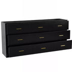 Okak Modern Minimalism 8/9-Drawer Dresser with Golden Handles, Sturdy Ample Storage for Bedroom Living Room