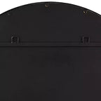 Uttermost Andi Black and Gold 34 Round Wall Mirror