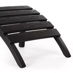WestinTrends Azura No-Tools Outdoor HDPE Patio Adirondack Chair with Patio Ottoman