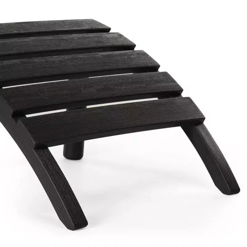 WestinTrends Azura No-Tools Outdoor HDPE Patio Adirondack Chair with Patio Ottoman