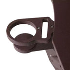 WestinTrends Sedia Adirondack Pieghevole Regolabile Malibu con Poggiapiedi Retrattile e Portabicchieri, Legno Invecchiato
