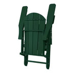 WestinTrends Sedia Adirondack Pieghevole Regolabile Malibu con Poggiapiedi Retrattile e Portabicchieri, Legno Invecchiato