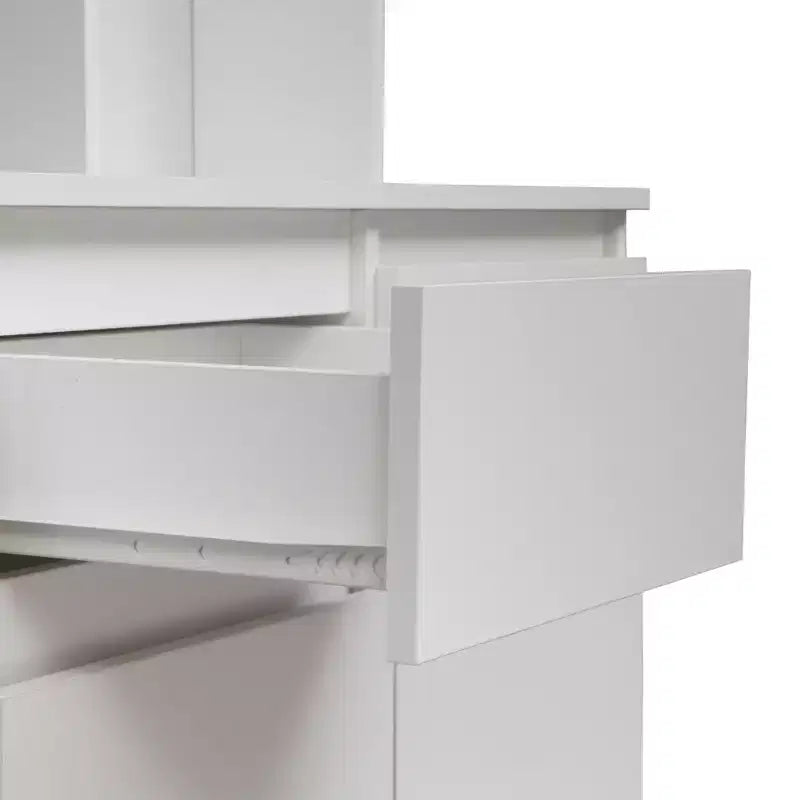 Okak 74 Freestanding Buffet Cabinet with Storage, Sideboard Cabinet Modern Pantry Cabinet with Microwave Stand & Charging Station