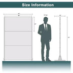 72 H47W Dovelina Black Outdoor Rattan Privacy Screen Decorative Garden Fence