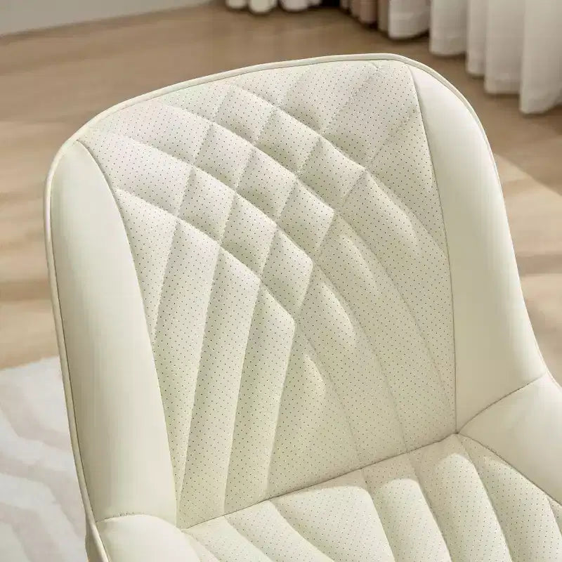 Zeus & Ruta Mid-Century Modern Dining Chairs Set of 2 with Faux Leather Upholstered, Comfortable for Kitchen & Dining Room