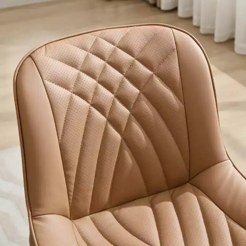 Zeus & Ruta Mid-Century Modern Dining Chairs Set of 2 with Faux Leather Upholstered, Comfortable for Kitchen & Dining Room