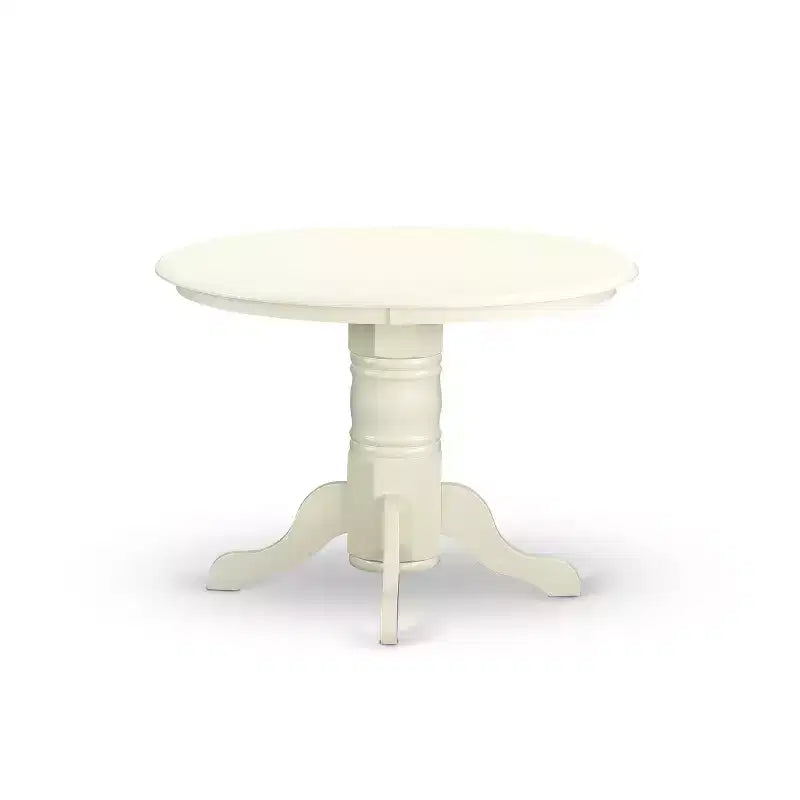 HomeStock Belmont 5-Piece Kitchen Table Set, White