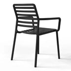 WestinTrends Playa Outdoor Stackable Polypropylene Plastic Resin Dining Armchairs (Set of 4)