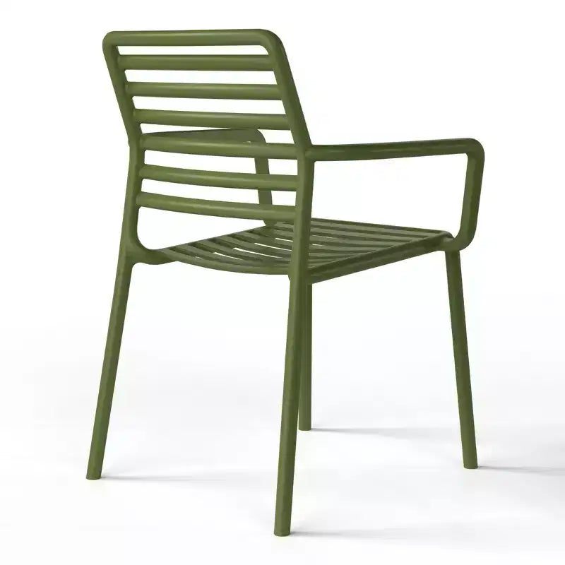 WestinTrends Playa Outdoor Stackable Polypropylene Plastic Resin Dining Armchairs (Set of 4)