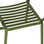 WestinTrends Playa Outdoor Stackable Polypropylene Plastic Resin Dining Armchairs (Set of 4)