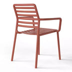 WestinTrends Playa Outdoor Stackable Polypropylene Plastic Resin Dining Armchairs (Set of 4)