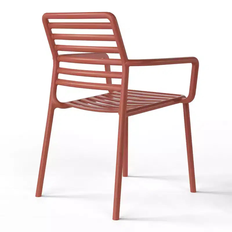 WestinTrends Playa Outdoor Stackable Polypropylene Plastic Resin Dining Armchairs (Set of 4)
