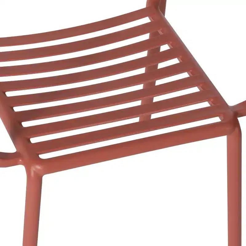 WestinTrends Playa Outdoor Stackable Polypropylene Plastic Resin Dining Armchairs (Set of 4)