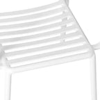 WestinTrends Playa Outdoor Stackable Polypropylene Plastic Resin Dining Armchairs (Set of 4)