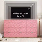 9 Drawer Dresser, 63 Dresser for Bedroom with Power Outlet, Modern Drawer for Hallway, Living Room
