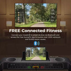 Tapis Roulant Pieghevole Intelligente Sunny Health & Fitness con 15 Livelli di Inclinazione Automatica, Nastro da Corsa Largo 50 cm e Connettività all'App SunnyFit tramite Bluetooth