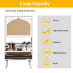 Karl Home 2 cassetti a ribalta bianco truciolare 98cm L Scarpiera