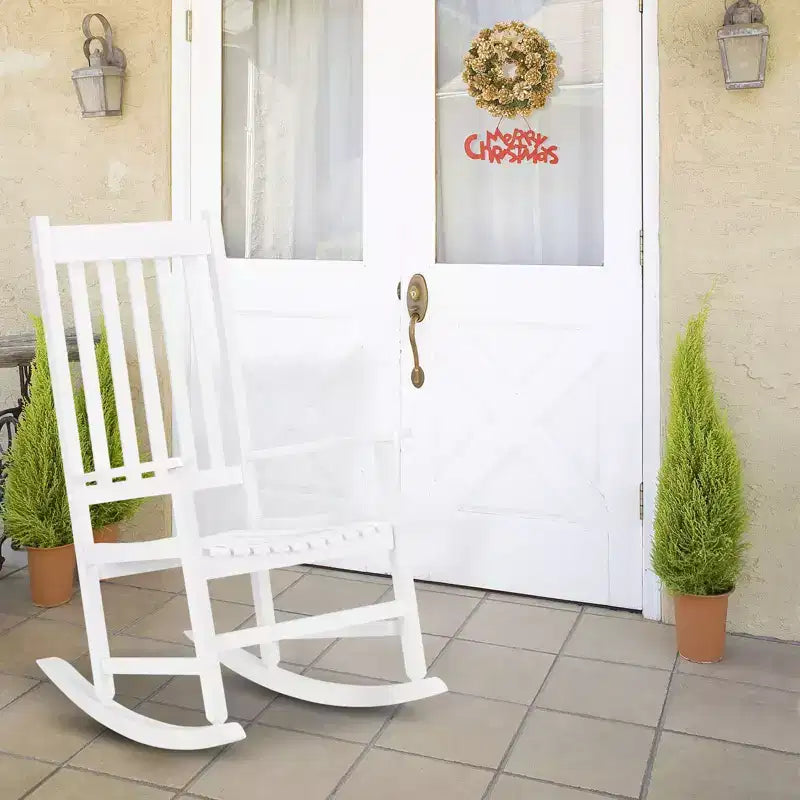 Karl Home | Sedia a dondolo da esterno in legno massello