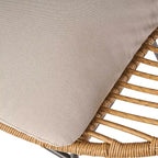 Christopher Knight Home San Antonio sedie da esterno in vimini intrecciato con cuscini (set di 2)