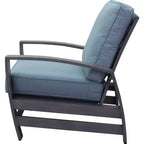 Courtyard Casual Cabo Alum Lounge Chair Aluminum Frame with Sunbrella Cushions