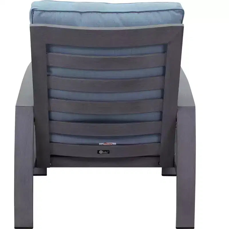 Courtyard Casual Cabo Alum Lounge Chair Aluminum Frame with Sunbrella Cushions