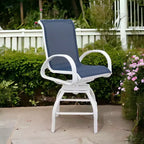 Courtyard Casual Santa Fe Sling Swivel Balcony Stool
