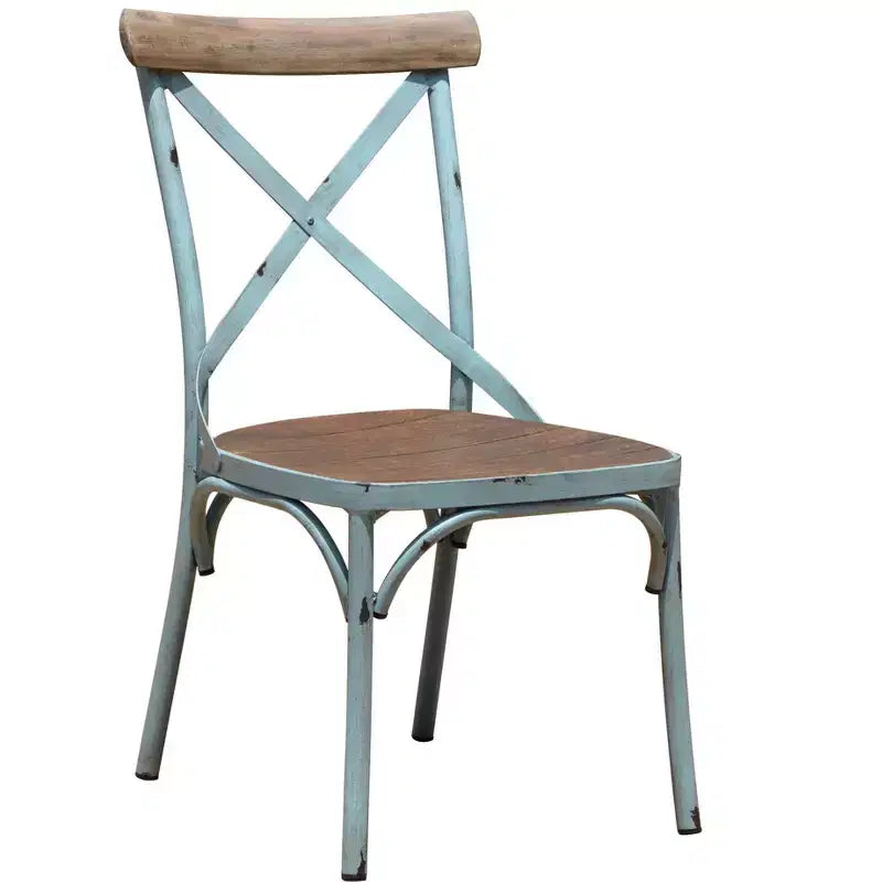 Courtyard Casual Lancaster Dining Chair Hand Brushed Finish Seat & Back with Eucalyptus wood Price is for a Pack of 2