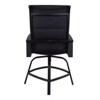 Horizon Balcony Padded Sling Swivel Stool Alum frame in powder coating.