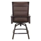 Courtyard Casual Madison Balcony Padded Sling Swivel Stool Alum frame in powder coating