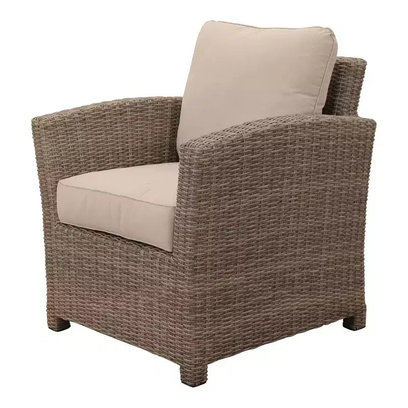 Courtyard Casual Capri Club Chair Solution Dyed Acrylic with EverBloc DWR Treatment