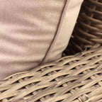 Poltrona Club Courtyard Casual Capri in acrilico tinto in massa con trattamento DWR EverBloc
