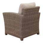 Poltrona Club Courtyard Casual Capri in acrilico tinto in massa con trattamento DWR EverBloc