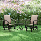 Karl Home | Iron Frame Textilene-clothed Patio Glider