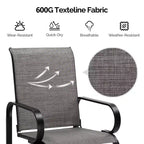 Karl Home | Iron Frame Textilene-clothed Patio Glider