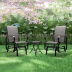 Karl Home | Iron Frame Textilene-clothed Patio Glider