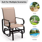 Karl Home | Iron Frame Textilene-clothed Patio Glider