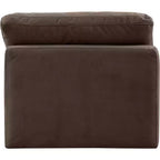 Meridian Furniture Sedia Senza Braccioli in Velluto Indulge