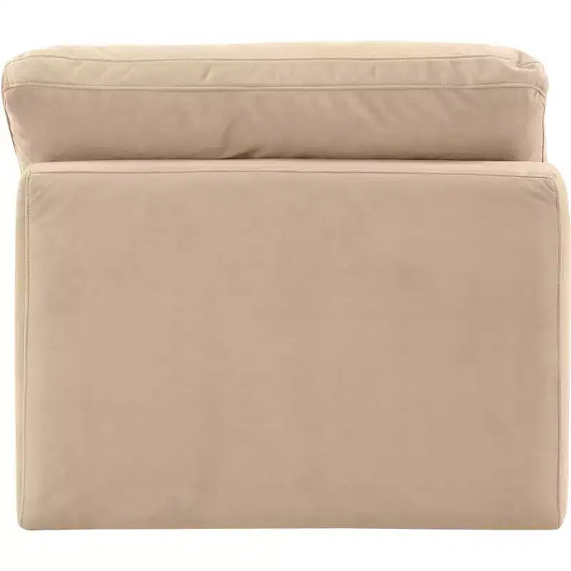 Meridian Furniture Sedia Senza Braccioli in Velluto Indulge