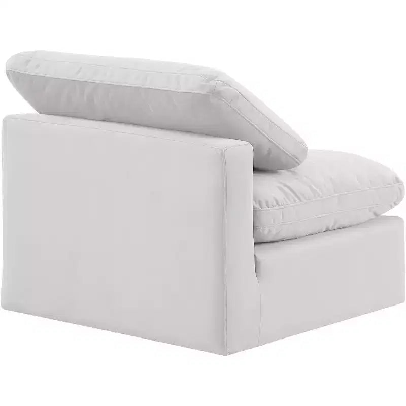 Meridian Furniture Sedia Senza Braccioli in Velluto Indulge
