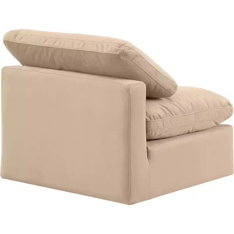Meridian Furniture Sedia Senza Braccioli in Velluto Indulge