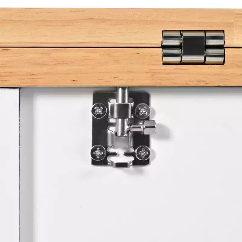 MAYEERTY Isola da Cucina con Piano Pieghevole Carrello da Cucina con Contenitore, Scaffale Estraibile, Portasciugamani e Cassetto, Carrello da Cucina su Ruote, Bianco