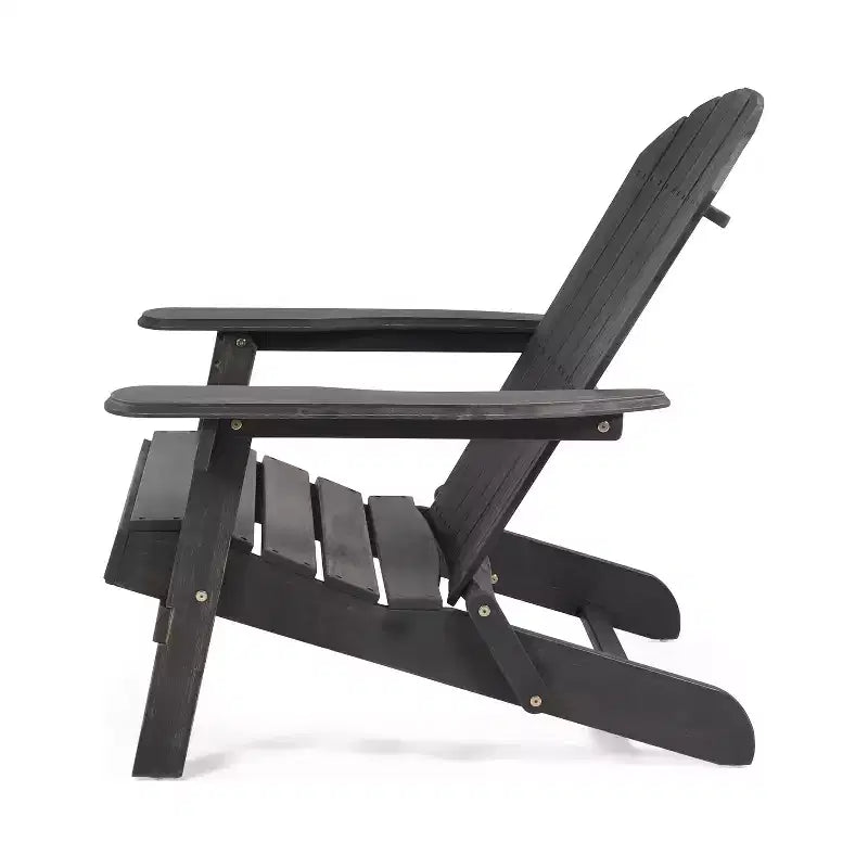 Christopher Knight Home Malibu Outdoor Acacia Wood 3 Piece Adirondack Chat Set