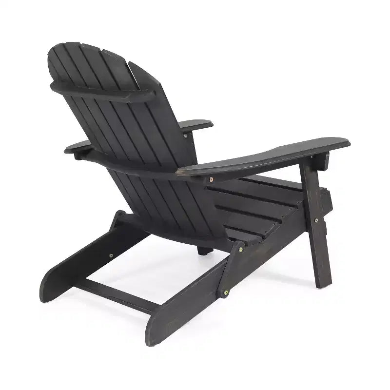Christopher Knight Home Malibu Outdoor Acacia Wood 3 Piece Adirondack Chat Set