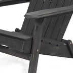 Christopher Knight Home Malibu Outdoor Acacia Wood 3 Piece Adirondack Chat Set