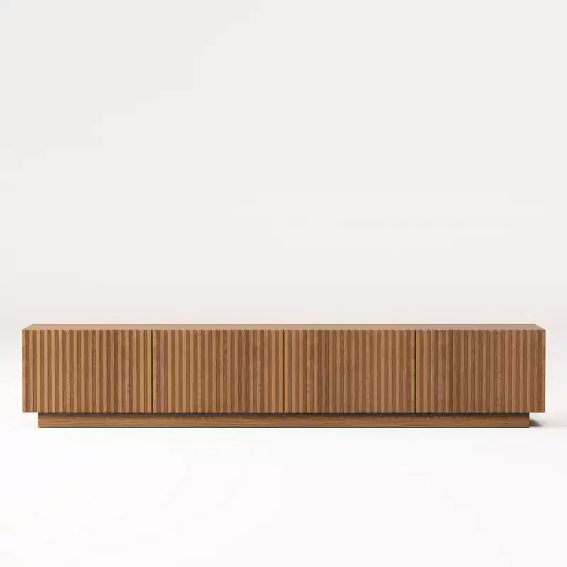 Gaoyangjiaju 86.61 Mid-Century Modern TV Stand for TVs up to 85, TV Console with Large Storage Space, Entertainment Center for Living Room