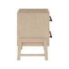 Meridian Furniture,Kaya Black Vegan Leather Nightstand