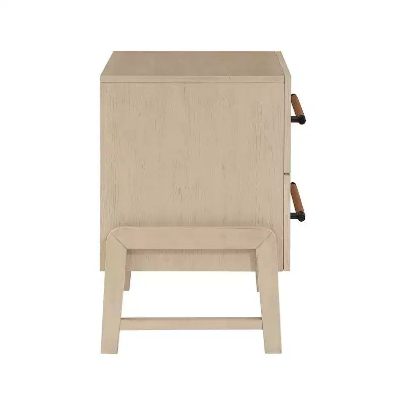 Meridian Furniture,Kaya Black Vegan Leather Nightstand