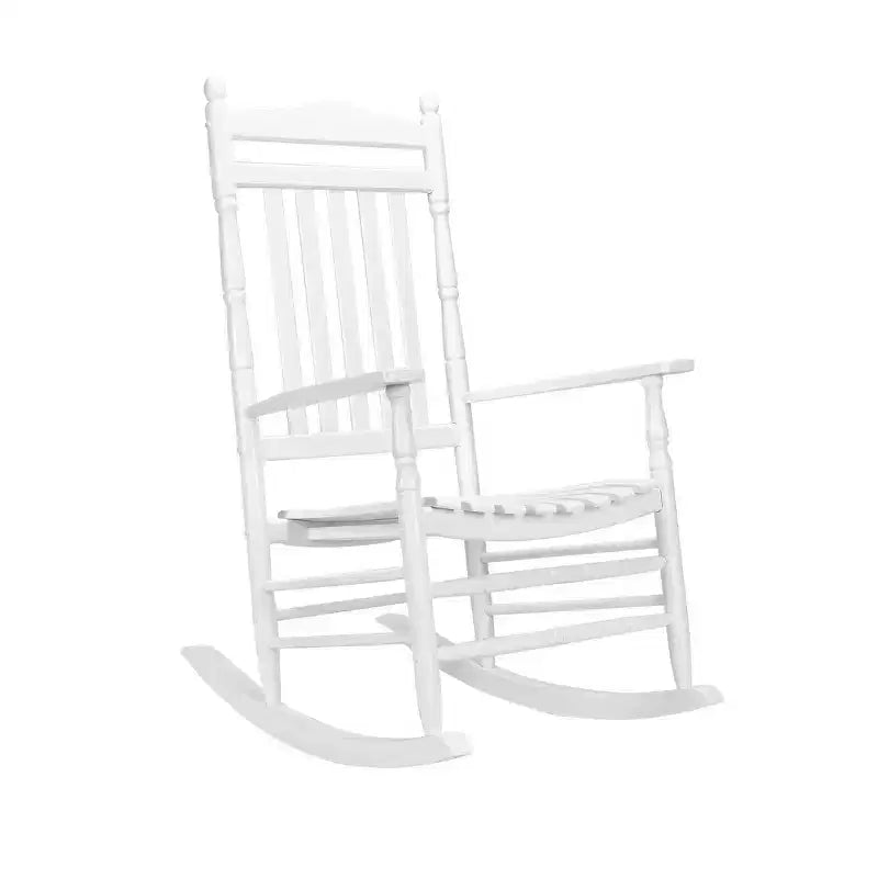 Karl Home | Sedia a dondolo elegante da esterno in legno massello da 68,5 cm