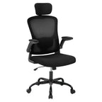 Ergonomic Office Chair with High Back Mesh Design, Adjustable Headrest & Lumbar Support, -Up Arms